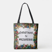 Tote Bag Personalized Christmas In Progress - (Dos)