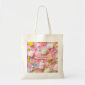 Tote Bag Personalized Colorful Marshmallow Sprinkle (Devant)