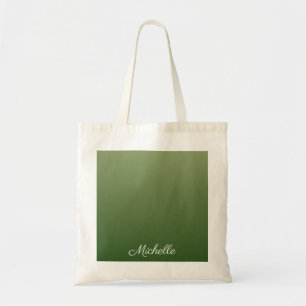 Tote Bag Personalized green