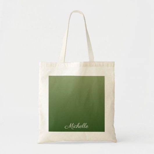 Tote Bag Personalized green (Devant)