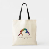 Tote Bag Personalized Gymnastics Glitter   (Dos)