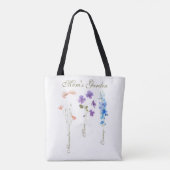 Tote Bag Personalized Kids Name Garden Mother (Dos)