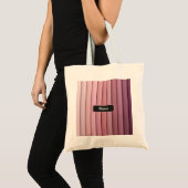 Tote Bag Personalized Mauve Pink Berry Gradient Budget Tote (Devant (produit))