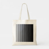Tote Bag Personalized Modern Minimalist Black to White (Dos)