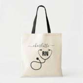 Tote Bag Personalized RN Registered Nurse Graduation (Devant)