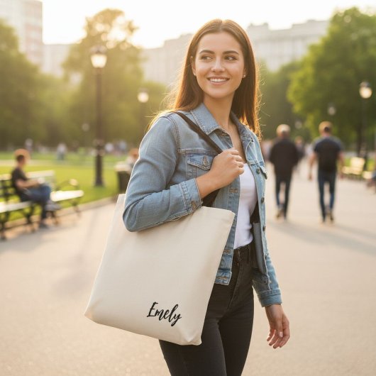 Tote Bag Personalized Tote,  Bridesmaid Gift, Custom Name 