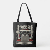 Tote Bag Personalized Trucking 18 Wheeler BIG Trucker (Dos)