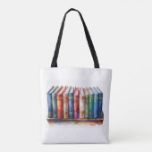 Tote Bag Personalized with Name Book Club with Books (Dos)