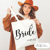 Tote Bag Personalized writing tool bag for bride