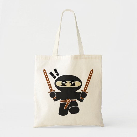 Tote Bag Personnage de Cartoon Ninja (Devant)