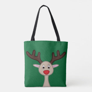 Tote Bag Personnage de dessin animé Reindeer