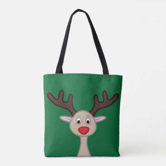 Tote Bag Personnage de dessin animé Reindeer (Dos)