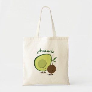 Tote Bag Personnages de dessin animé heureux d'avocat et de