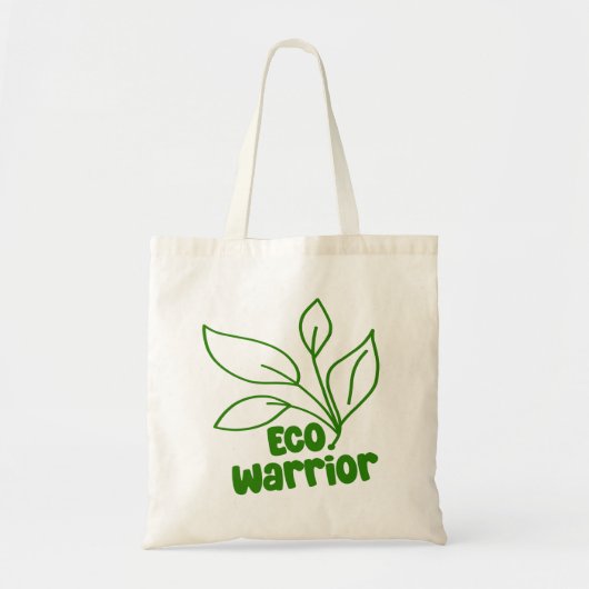 Tote Bag personnalisable Eco Warrior réutilisable (Devant)