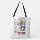 Tote Bag PERSONNALISABLE En Principio Erat Verbum (Devant)