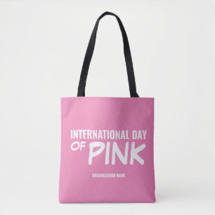 Tote Bag Personnalisable Journée internationale du rose