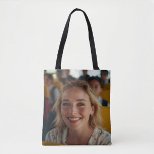 Tote Bag Personnalisation de photo de conducteur d'autobus 