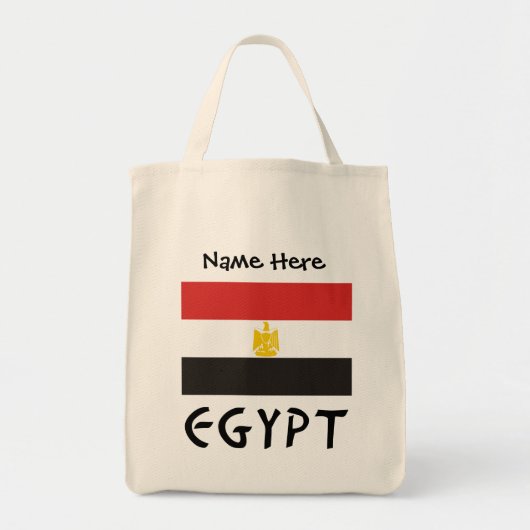 Tote Bag Personnalisation du drapeau égyptien (Devant)