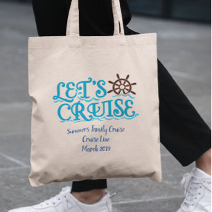 Tote Bag Personnalisation Famille Croisière Vacances Nautiq