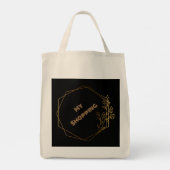 Tote Bag Personnalisation Mon achat Image texte Style Épice (Dos)