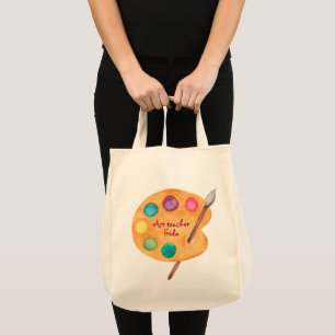 Tote Bag personnalisation NOM Art enseignant Art class cade