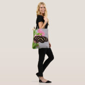 Tote Bag Personnalisé avec le nom Zebra Longwing Butterfly (Sur le modèle)
