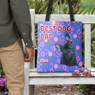 Tote Bag Personnalisé Best Dog Papa - Fête des pères Pet Ph