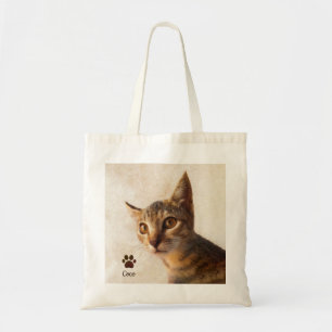 Tote Bag Personnalisé Cute Animal Kitten Chat Chien Modèle