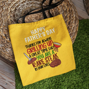 Tote Bag Personnalisé Funny Grill Chef Papa