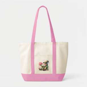 Tote Bag Personnalisé Janvier Mois de naissance Jardin Gnom