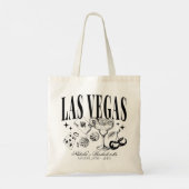 Tote Bag Personnalisé Las Vegas Bachelorette Party (Dos)