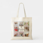Tote Bag Personnalisé manuscrit Best Dog Mom 8 Photo (Dos)