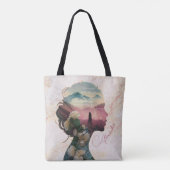 Tote Bag Personnalisé Moderne Élégant Conserver Citation In (Dos)
