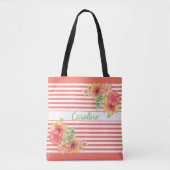 Tote Bag Personnalisé Moderne Élégant Motif d'art (Devant)