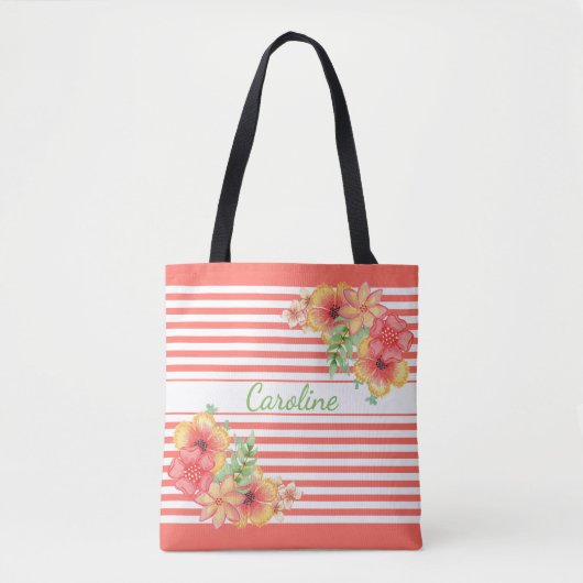 Tote Bag Personnalisé Moderne Élégant Motif d'art (Devant)