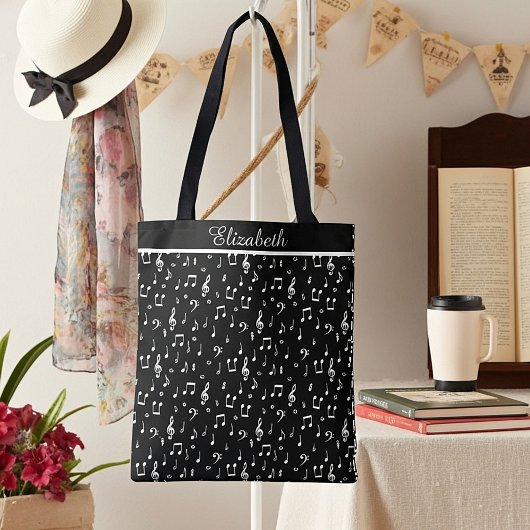 Tote Bag Personnalisé Noir et blanc