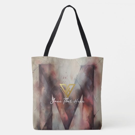 Tote Bag Personnalisé : Style structuré Fourre-tout. (Dos)