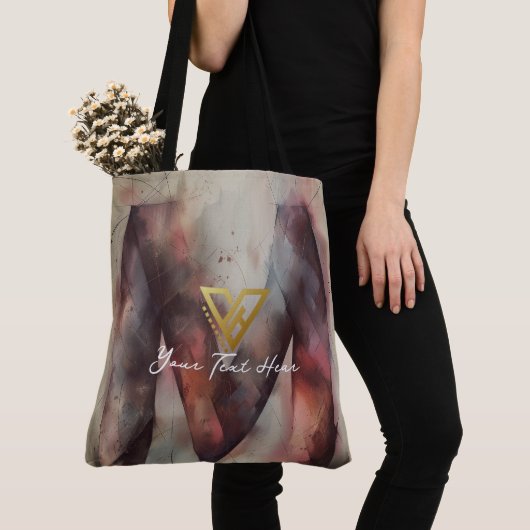 Tote Bag Personnalisé : Style structuré Fourre-tout. (De près)