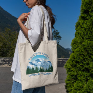 Tote Bag Personnalisé Vacances en famille Blue Mountain For