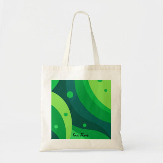 Tote Bag Personnalisé Vibrant Vert coloré Motif esthétique