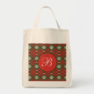 Tote Bag Personnalisé Vintage de Noël / modèle hivernal