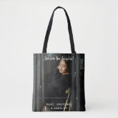Tote Bag Personnalisé We Love You Grandma Script photo (Devant)