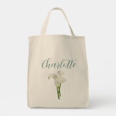 Tote Bag Personnalisée Calla Lily (Dos)