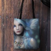Tote Bag Personnalisée Ethérée Mysmique Fée Bleue