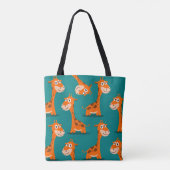 Tote Bag Personnalisée Joyeuse Giraffe Baby Things (Dos)