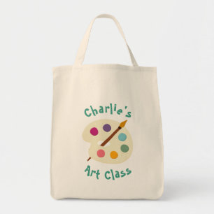 Tote Bag personnalisée NOM Classe d'art Artiste créatif
