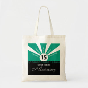 Tote Bag Personnaliser, 15e anniversaire d'entreprise de l'