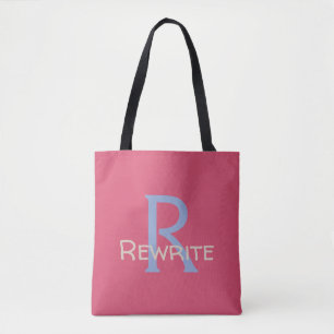 Tote Bag Personnaliser ce modèle, MONOGRAM, FAMILLE, NOM,