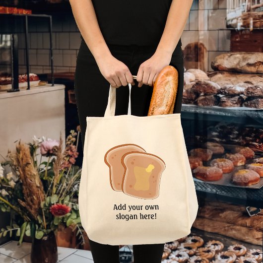 Tote Bag Personnaliser de ce graphique Toast Beurré