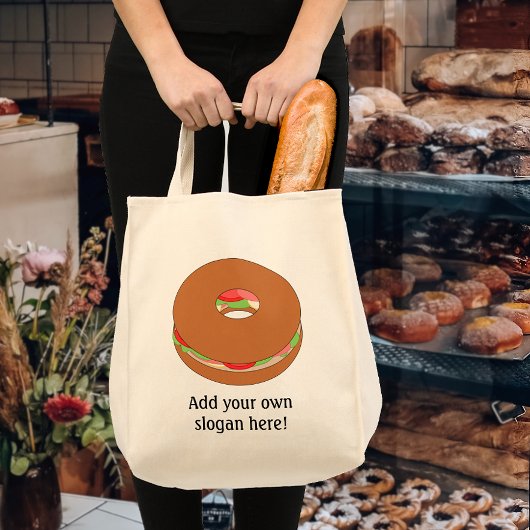 Tote Bag Personnaliser de cette image Bagel